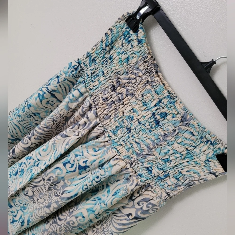 Asymmetrical Silk Boho Dress with Handkerchief Hem - Picture 10 of 16